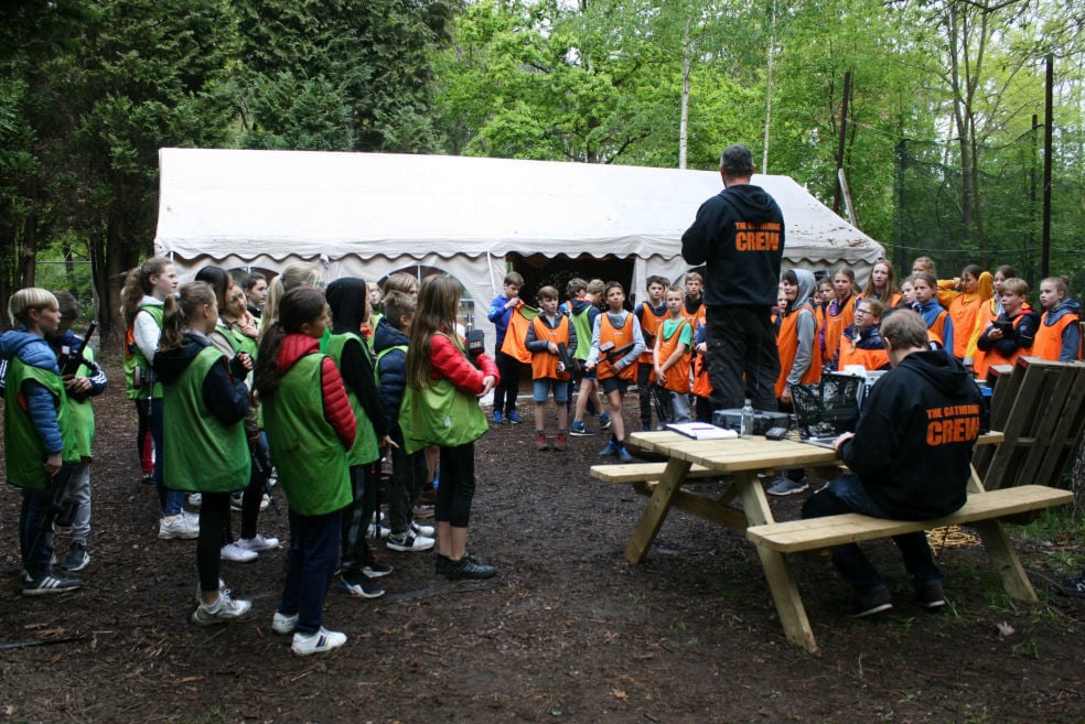 Met 80 leerlingen in één keer spelen, dat kan bij The Gathering. En we kunnen verschillende groepen per dag doen.